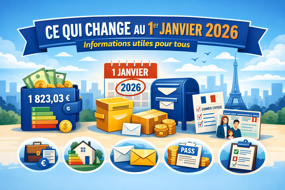 Ce qui change au 1er janvier 2026 : informations utiles pour tous