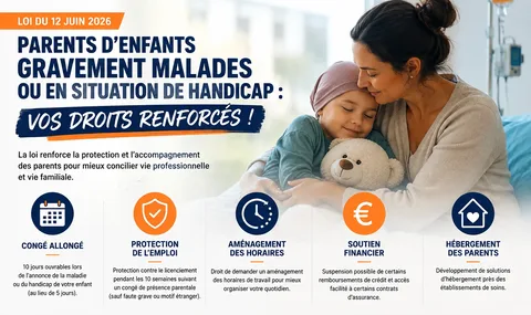 Parents d'enfants gravement malades ou en situation de handicap : une loi renforce enfin leurs droits