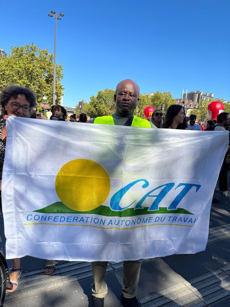 La CAT présente lors des manifestations du 18 septembre