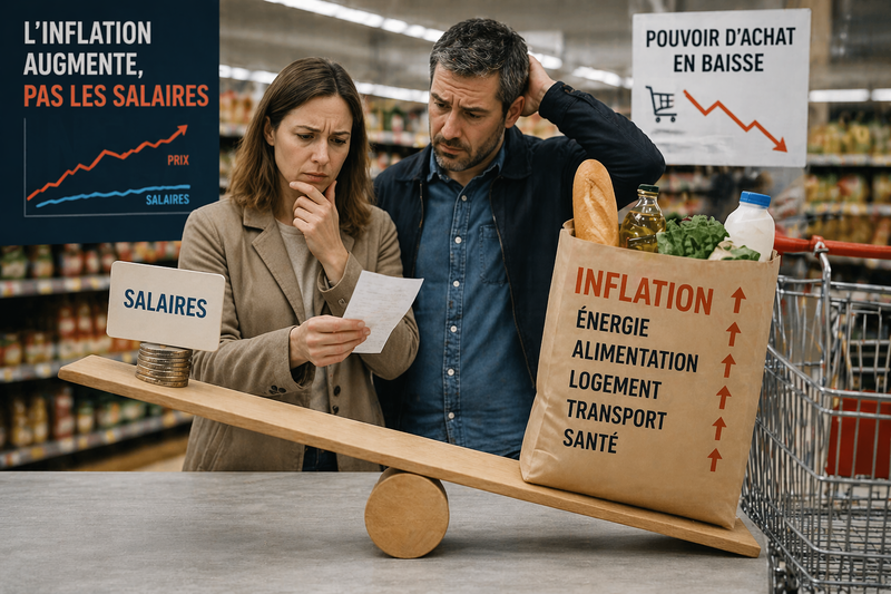 Inflation persistante : pourquoi les salaires ne suivent plus ?