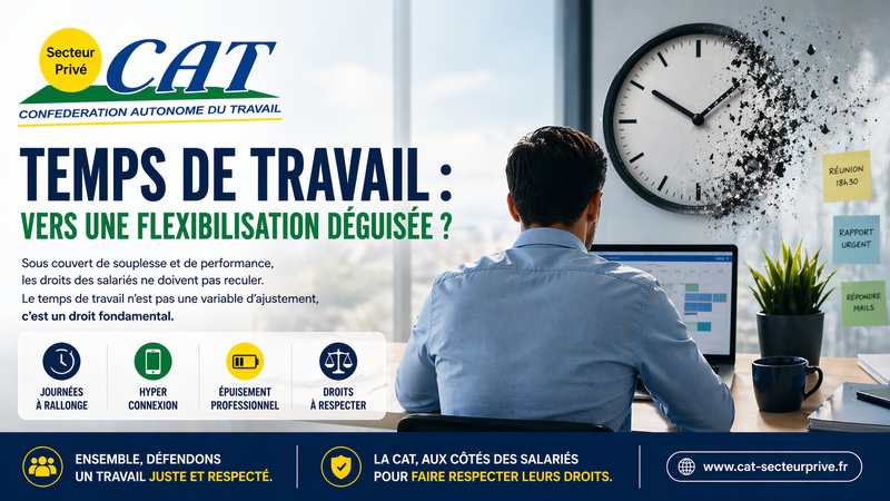 Temps de travail : vers une flexibilisation déguisée ?